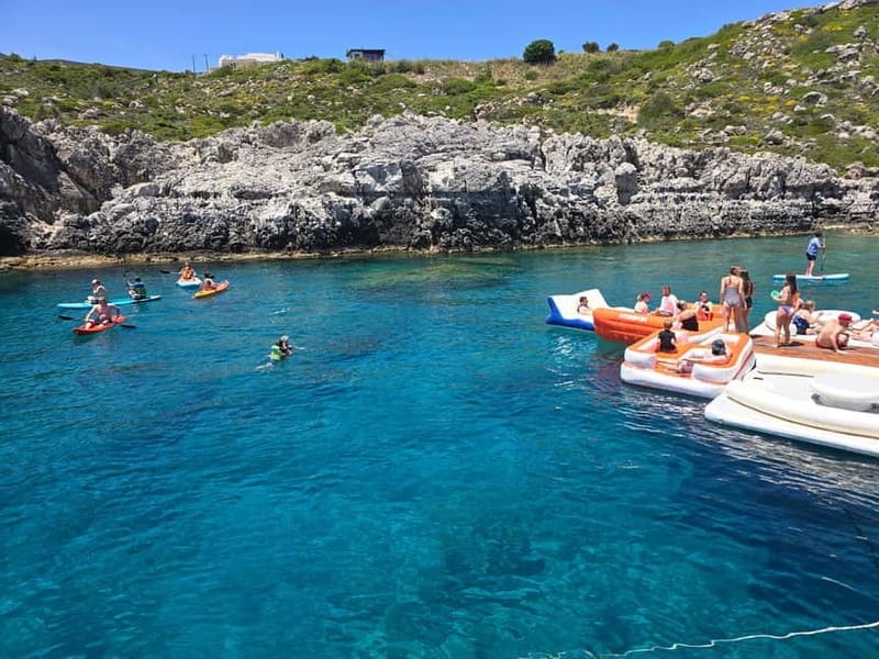 Rhodes: Gulet Trip with Food, Drinks, SUP, Kayak & Swimming - Key points before you book