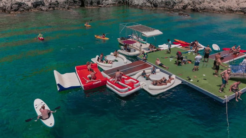 Rhodes: Gulet Trip with Food, Drinks, SUP, Kayak & Swimming - Anthony Quinn Bay: a short swim in emerald water