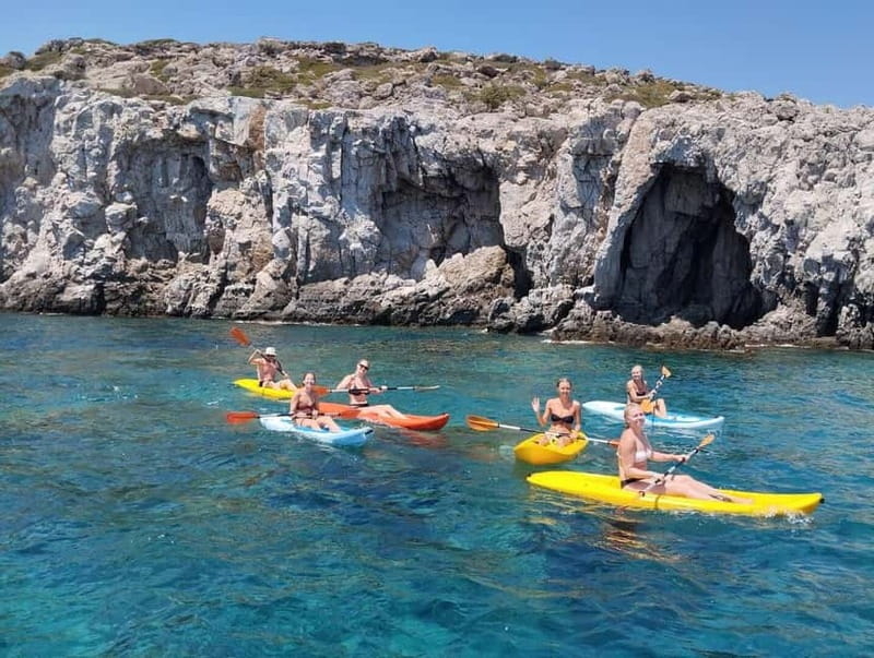 Rhodes: Gulet Trip with Food, Drinks, SUP, Kayak & Swimming - Life aboard the gulet