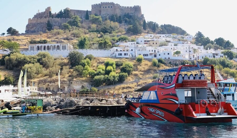 Rhodes: High Speed Boat Trip to Lindos - Four hours to see Lindos properly