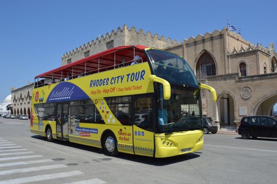 Rhodes: Hop-On Hop-Off City Tour Bus - Monte Smith and the ancient Acropolis