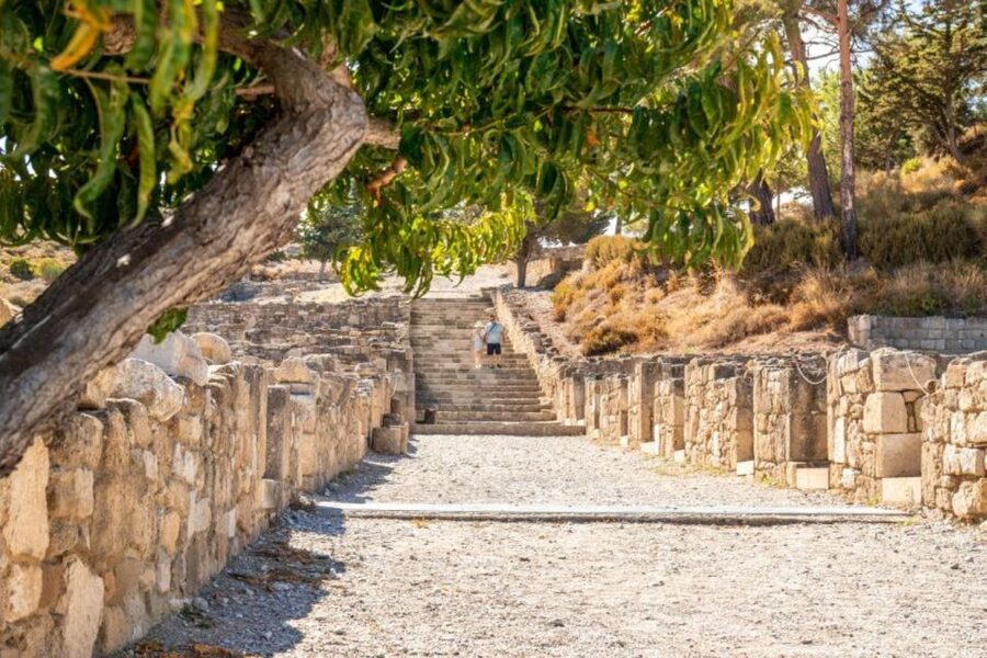 Rhodes: Kamiros, Embona, Mt. Profitis Ilias & Kallithea Tour - Embona: wine, olive oil and your own lunch choice