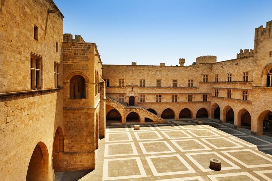 Rhodes: Palace of the Grand Master E-Ticket & Audio Tour - The inner courtyard and chapel