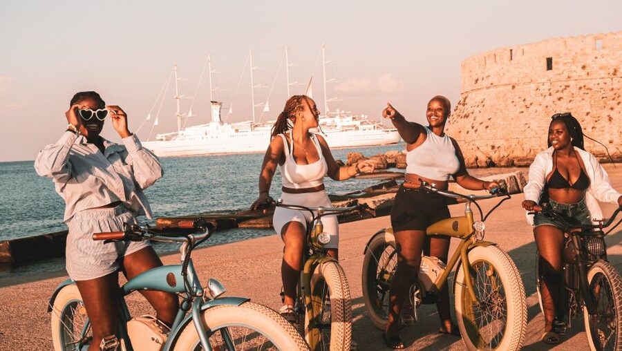 Rhodes: Retro eBike Highlights Tour w/ Personal Photographer - Safety, pace, and physical requirements