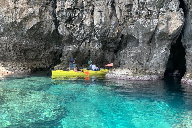 Rhodes Sea Kayaking Adventure small groups incl.Transfer & snack - Archangelos Castle and the Three Crosses port