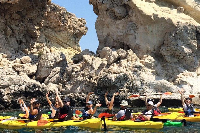 Rhodes Sea Kayaking Adventure small groups incl.Transfer & snack - Transfers from hotels and the cruise port
