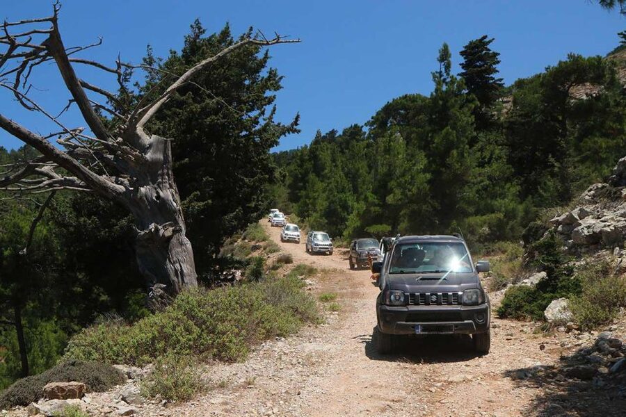 Rhodes: Self-Drive 4x4 Safari Tour with North Pickup - Off-road routes toward the east coast