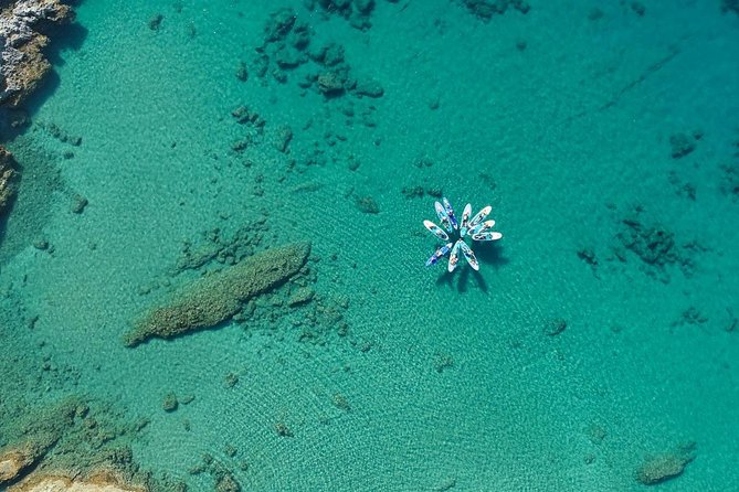 Rhodes: Stand Up Paddle & Snorkel Adventure - Paddling toward Rhodes’ sea caves