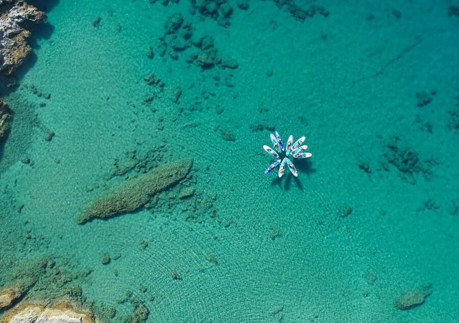 Rhodes: Stand-Up Paddleboard and Snorkeling Tour - Snorkeling inside a secret sea cave