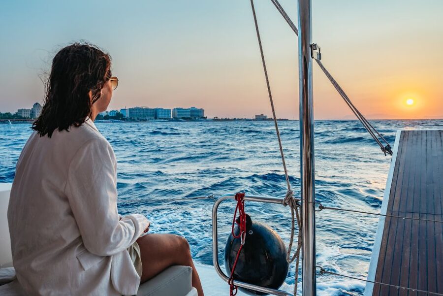 Rhodes: Sunset Catamaran Cruise with Dinner Buffet & Drinks - Is $58 Good Value?