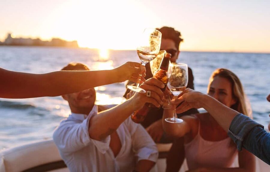 Rhodes: Sunset Cruise w/ Gourmet Buffet, Drinks & Live Music - Drinks begin as soon as you board