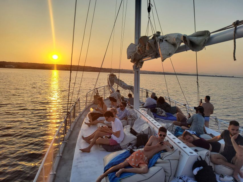 Rhodes: Sunset Cruise w/ Gourmet Buffet, Drinks & Live Music - Greek buffet with seafood and vegetarian choices
