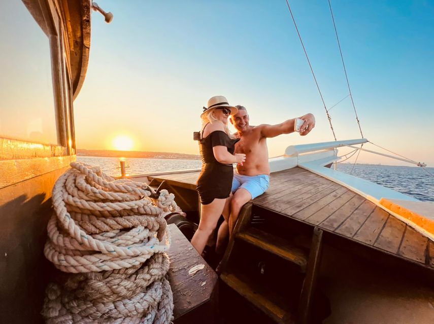 Rhodes: Sunset Cruise with Greek BBQ and Unlimited Drinks - Setting off from Mandraki Harbour
