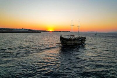 Sunset Cruise with Greek BBQ and Unlimited Drinks