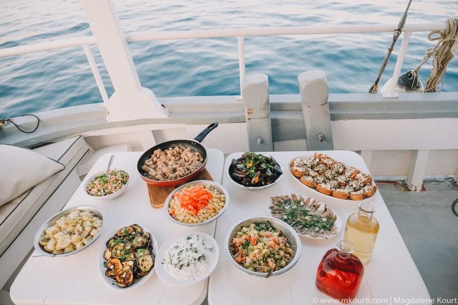Rhodes: Sunset Cruise with Live Music, Wine & Greek Buffet - Practical tips for a smoother evening