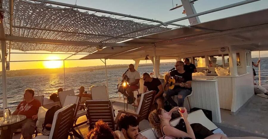 Rhodes: Sunset Cruise with Live Music, Wine & Greek Buffet - The Greek buffet: filling, simple, and included