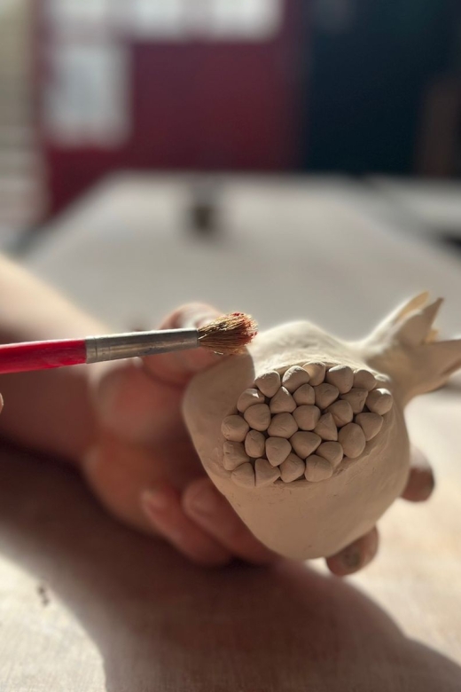 Rhodes Town: Pomegranate Pottery Masterclass - Entering the basement studio in Rhodes Town