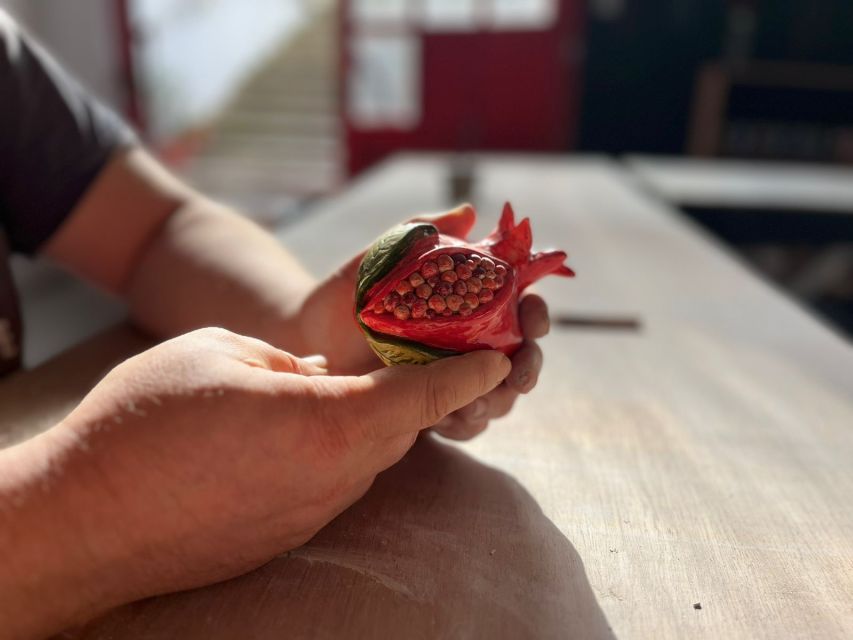 Rhodes Town: Pomegranate Pottery Masterclass - Shaping your first pomegranate from clay