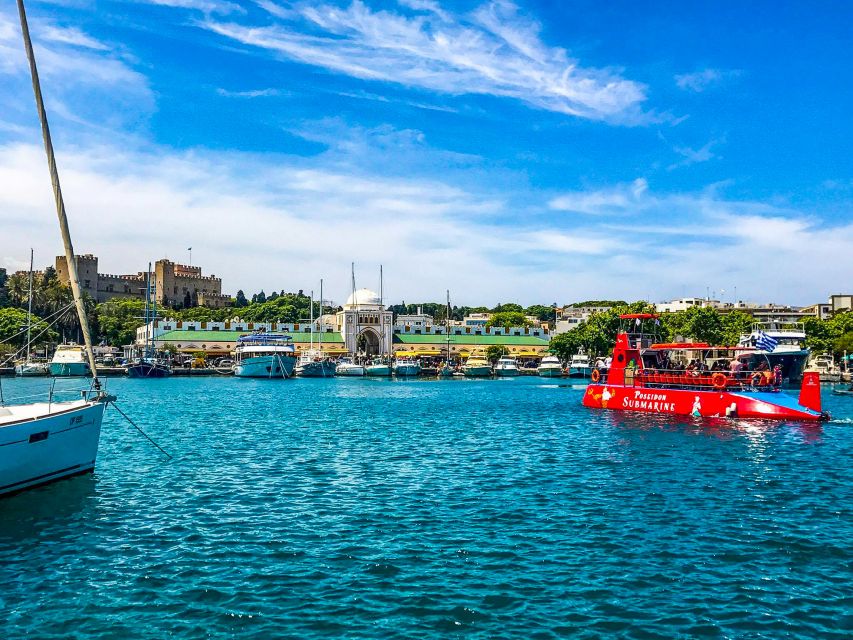 Rhodes Town: Submarine Cruise with Underwater Views - How the audio guide affects the experience