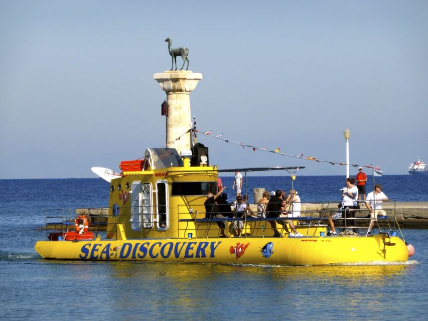 Rhodes Town: Yellow Submarine Cruise with Underwater Views - Mandraki Harbour: a gentle start on the water
