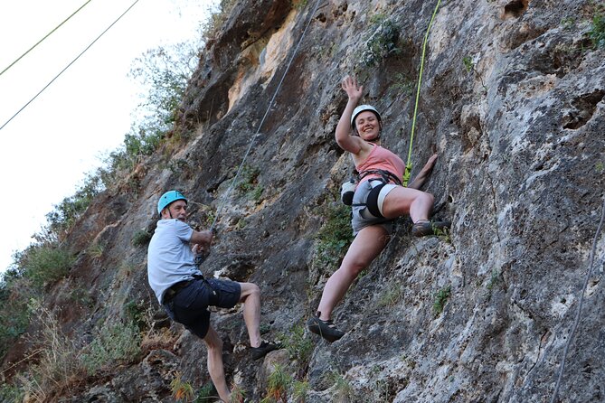 Rock Climbing at Kardamili- West Mani - The 9:00 a.m. start and meeting point