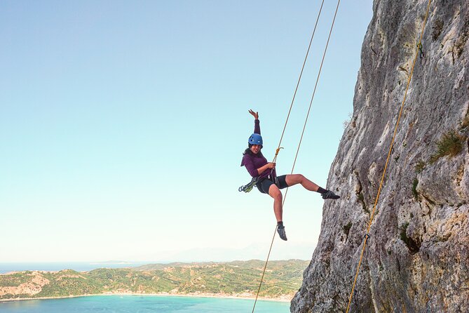 Rock Climbing Experience in Corfu for Beginners - What top-rope climbing feels like for a first-timer
