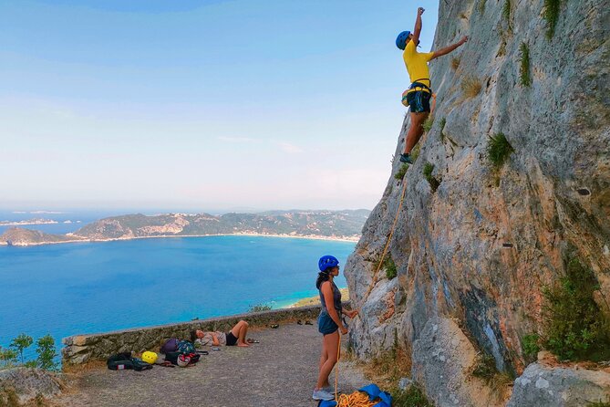Rock Climbing Experience in Corfu for Beginners - Morning shade or evening sunset light