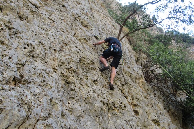 Rock Climbing with a Guide in Chania Therisos Gorge - Therisos Gorge: the setting and the pause afterward