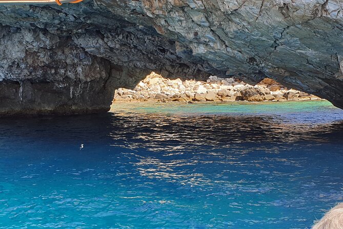 Round of Antiparos & Despotiko with Traditional Boat - Despotiko from the water