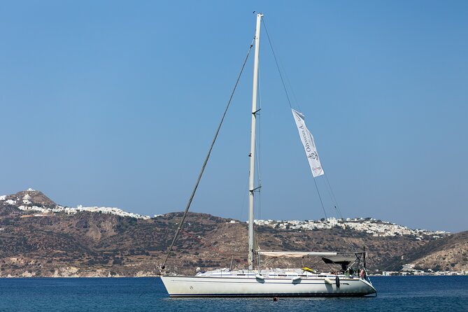 Sailing Boat Small Group Kleftiko and Sikia Cave West of Milos - Adamas port and the colorful fishing villages