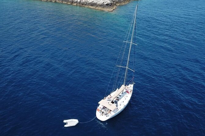 Sailing Boat Small Group Kleftiko and Sikia Cave West of Milos - Kalogries Beach begins the swimming