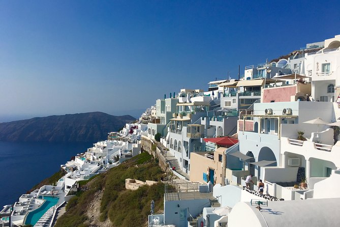 Santorini 5 Hour Private Oia Tour & Lunch/Dinner at a Local Farm - Oia Main Street and the Caldera Views