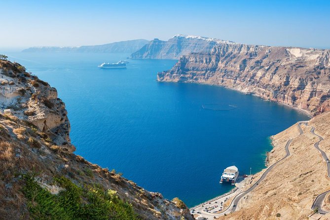 Santorini 8-Hour Private Tour with Hotel & Cruise Port Pickup - Red Beach and its volcanic colors