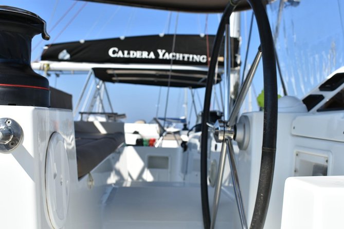 Santorini All-inclusive Private Catamaran Cruise - Palea Kameni, Nea Kameni, and the warm springs