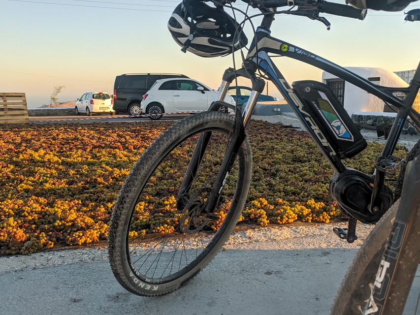 Santorini: Around the Island by Electric Bike - The caldera view without the usual crush