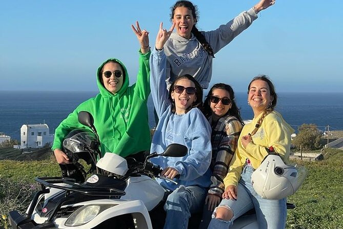 Santorini ATV Highlights Tour: Oia, Viewpoints & Volcanic Beaches - At a glance