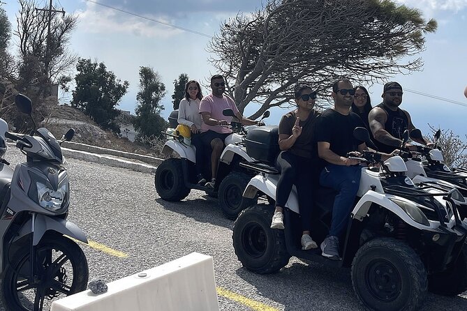 Santorini ATV Highlights Tour: Oia, Viewpoints & Volcanic Beaches - Emporio windmills and the route toward Red Beach