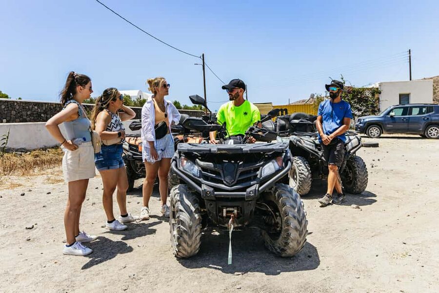 Santorini: ATV Quad Bike Tour with Lunch - Caldera views and the Heart of Santorini