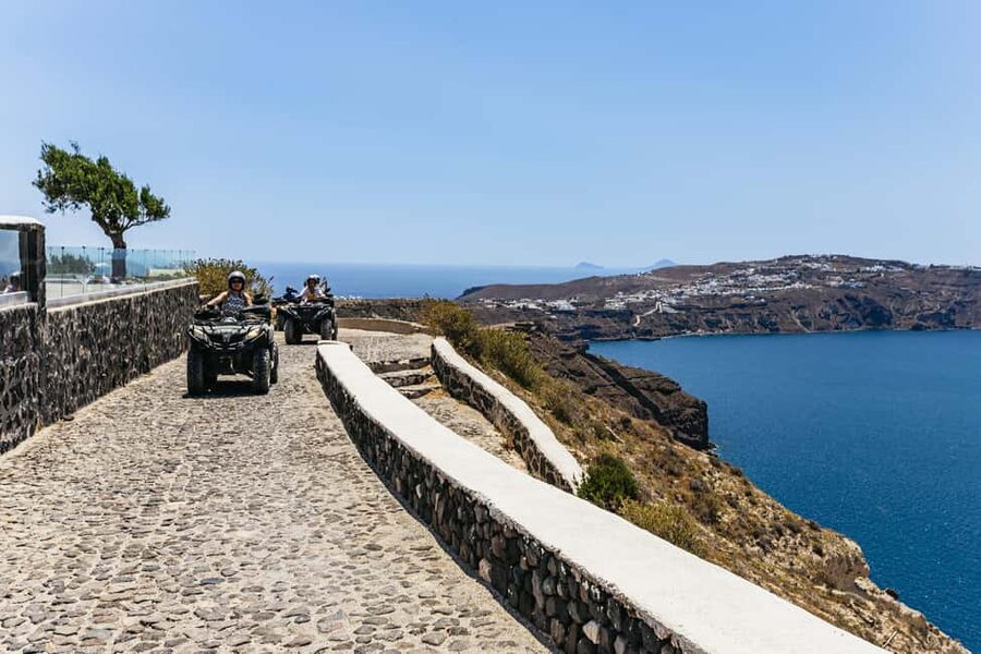 Santorini: ATV Quad Bike Tour with Lunch - What lunch adds to the outing