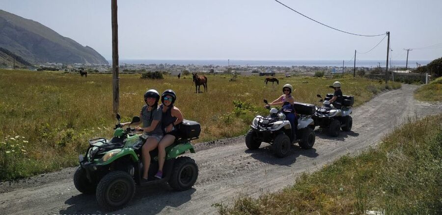 Santorini: ATV-Quad Experience - Emporio and the Venetian Castle