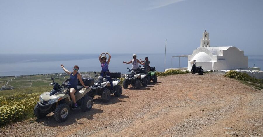 Santorini: ATV-Quad Experience - Windmills, vineyards, and Megalochori