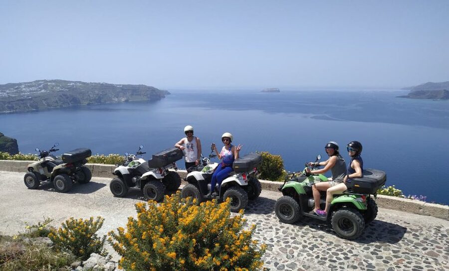 Santorini: ATV-Quad Experience - Caldera views away from the main crowds