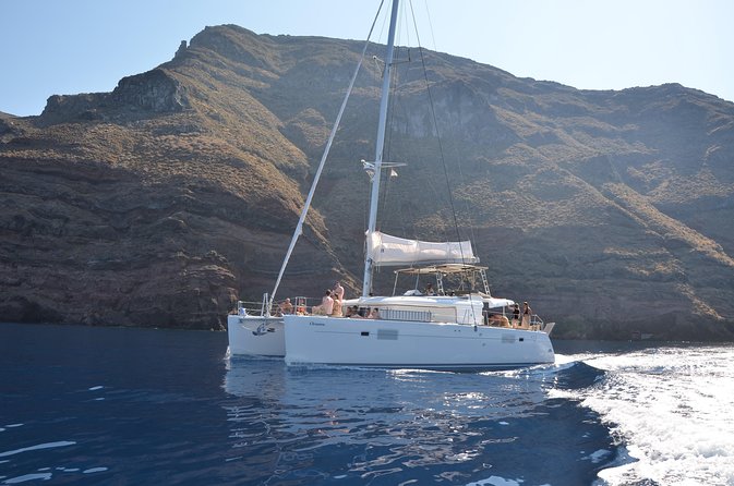 Santorini Caldera Gold Day Cruise with BBQ on board and Open Bar - Starting at Vlychada at 10:00
