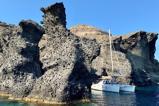 Santorini Caldera Panorama Winter Cruise All Inclusive - Nea Kameni and the winter hot springs question
