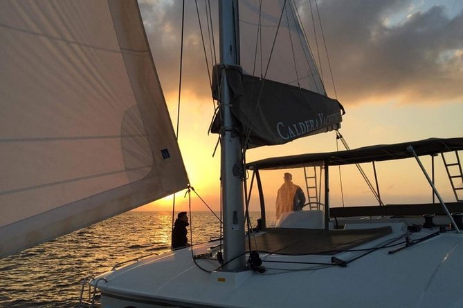 Santorini Caldera Panorama Winter Cruise All Inclusive - Palea Kameni and the approach to Therasia