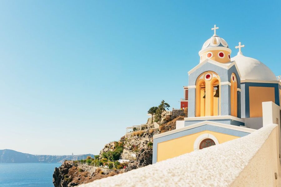 Santorini: Caldera Trail Guided Hike and Sunset Viewing - The Prophet Elias chapels and the picnic stop