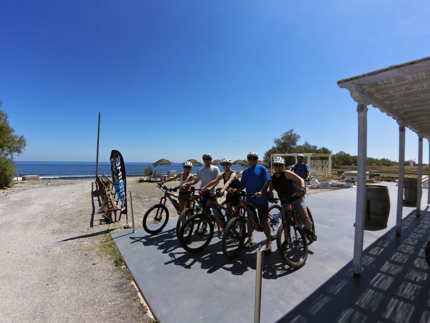 Santorini: Electric Mountain Bike Adventure - Megalochori and a taste of Santorini’s wine country