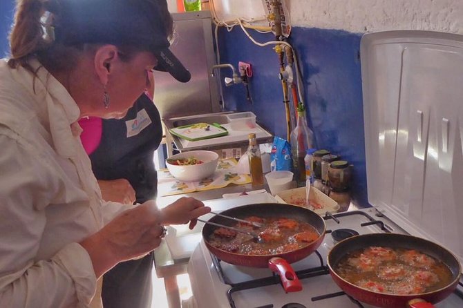 Santorini Family Farm Food & Wine Tour with Cooking Class - What you actually eat