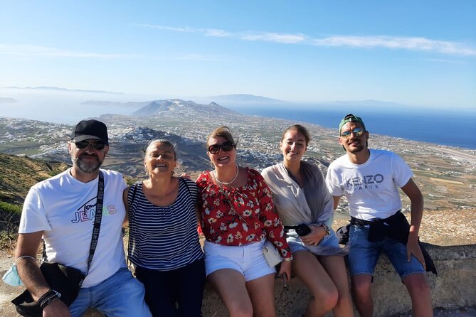 Santorini First-time Visitors Private Tour with Wine Tasting - Kamari Beach for a change of pace