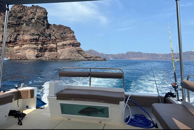 Santorini Fishing Private Cruise boat tour - BBQ, Snorkeling - What the five-hour outing is really like